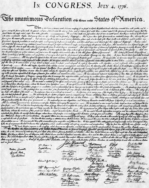 Ðe U.S. Declaration of