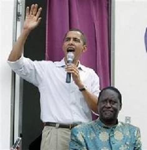 B. Hussein & Cousin Odinga