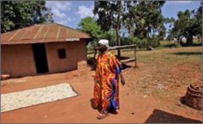 step-grandmother of B. Hussein in village