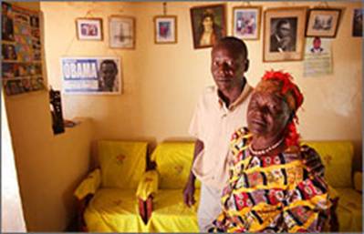 Obama uncle at home